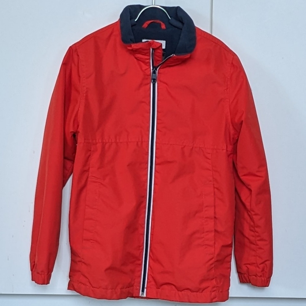 H&M Rain Jacket Boys Size 8-9 Red